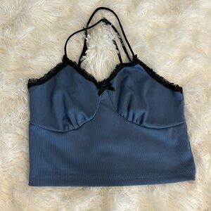 Blue Crop Top-S